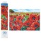 Diamond Dotz Red Poppy Field Floral Diamond Painting Kits for Adults - Diamond Art Kits a Relaxing Creative Craft Kit with Dotz Gems 16.5x23.6
